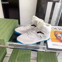 Load image into Gallery viewer, Gucci GG Unisex Gucci Basket Sneaker White Demetra Rubber Interlocking G Patch