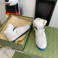 Load image into Gallery viewer, Gucci GG Unisex Gucci Basket Sneaker White Demetra Rubber Interlocking G Patch