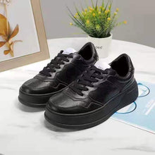 Load image into Gallery viewer, Gucci GG Unisex Gucci Jive Sneaker Black GG Embossed Leather Smooth Leather