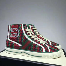Load image into Gallery viewer, Gucci GG Unisex Gucci Tennis 1977 High-Top Sneaker Interlocking G 2 cm Heel