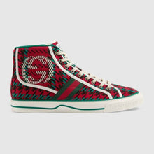 Load image into Gallery viewer, Gucci GG Unisex Gucci Tennis 1977 High-Top Sneaker Interlocking G 2 cm Heel