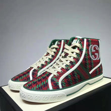 Load image into Gallery viewer, Gucci GG Unisex Gucci Tennis 1977 High-Top Sneaker Interlocking G 2 cm Heel