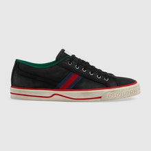Load image into Gallery viewer, Gucci GG Unisex Gucci Tennis 1977 Sneaker Black Cotton Blue Red Web