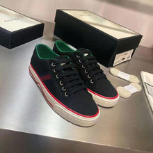 Load image into Gallery viewer, Gucci GG Unisex Gucci Tennis 1977 Sneaker Black Cotton Blue Red Web