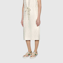 Load image into Gallery viewer, Gucci GG Unisex Gucci Tennis 1977 Sneaker GG Apple Print Ivory Canvas