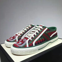 Load image into Gallery viewer, Gucci GG Unisex Gucci Tennis 1977 Sneaker Interlocking G 1.5 cm Heel
