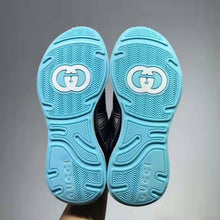 Load image into Gallery viewer, Gucci GG Unisex Ultrapace R Sneaker Knit Fabric Interlocking Double G 3 cm Heel-Blue