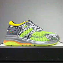 Load image into Gallery viewer, Gucci GG Unisex Ultrapace R Sneaker Knit Fabric Interlocking Double G 3 cm Heel-Lime