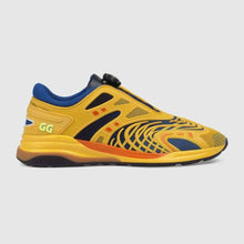 Load image into Gallery viewer, Gucci GG Unisex Ultrapace R Sneaker Knit Fabric Interlocking Double G 3 cm Heel-Yellow
