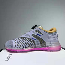 Load image into Gallery viewer, Gucci GG Unisex Ultrapace R Sneaker Knit Fabric Interlocking G Double G 3 cm Heel