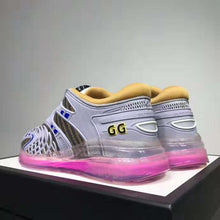 Load image into Gallery viewer, Gucci GG Unisex Ultrapace R Sneaker Knit Fabric Interlocking G Double G 3 cm Heel