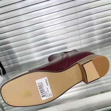 Load image into Gallery viewer, Gucci GG Women Ankle Boot with Interlocking G Maroon Leather 9 cm Heel