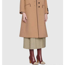 Load image into Gallery viewer, Gucci GG Women Boot with Interlocking G Red Leather with Oatmeal Tip