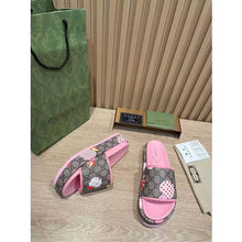 Load image into Gallery viewer, Gucci GG Women Gucci Les Pommes Sandal Beige and Ebony GG Supreme Canvas