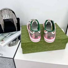 Load image into Gallery viewer, Gucci GG Women Gucci Les Pommes Sneaker Beige and Ebony GG Supreme Canvas