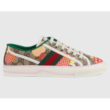 Load image into Gallery viewer, Gucci GG Women Gucci Les Pommes Sneaker Beige and Ebony GG Supreme Canvas