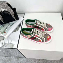 Load image into Gallery viewer, Gucci GG Women Gucci Les Pommes Sneaker Beige and Ebony GG Supreme Canvas