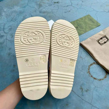 Load image into Gallery viewer, Gucci GG Women Sandal with Mini Double G Off-White Rubber