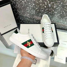 Load image into Gallery viewer, Gucci Men Ace Embroidered Sneaker Bee in White