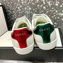 Load image into Gallery viewer, Gucci Men Ace Embroidered Sneaker Bee in White