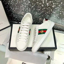 Load image into Gallery viewer, Gucci Men Ace Embroidered Sneaker Bee in White