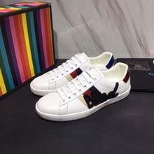 Load image into Gallery viewer, Gucci Men Ace Embroidered Sneaker Shoes in Leather with Sylvie Web-White