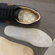 Load image into Gallery viewer, Gucci Men Ace Embroidered Sneaker Shoes with Tiger Web-Black