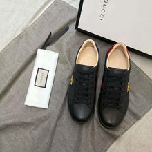 Load image into Gallery viewer, Gucci Men Ace Embroidered Sneaker Shoes with Tiger Web-Black