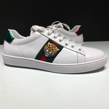 Load image into Gallery viewer, Gucci Men Ace Embroidered Sneaker Shoes with Tiger Web-White