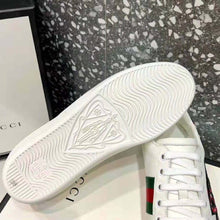 Load image into Gallery viewer, Gucci Men Ace Embroidered Sneaker with An Embroidered Kingsnake-White