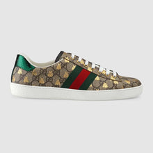 Load image into Gallery viewer, Gucci Men Ace GG Supreme Bees Sneaker-Brown
