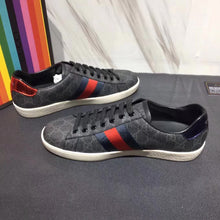 Load image into Gallery viewer, Gucci Men Ace GG Supreme Canvas Sneaker Shoes-Grey