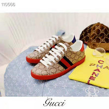 Load image into Gallery viewer, Gucci Men Ace GG Supreme Sneaker Classic Low-Top Sneaker-Brown