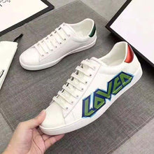 Load image into Gallery viewer, Gucci Men Ace Sneaker with Loved Print-White