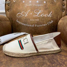 Load image into Gallery viewer, Gucci Men Gucci Logo Canvas Espadrille-Beige