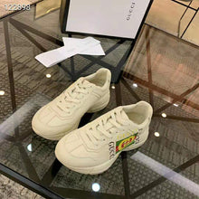 Load image into Gallery viewer, Gucci Men Rhyton Gucci Logo Leather Sneaker-Beige
