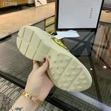 Load image into Gallery viewer, Gucci Men Rhyton Gucci Logo Leather Sneaker-Beige