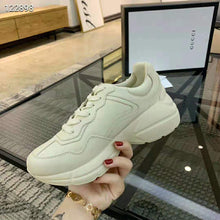 Load image into Gallery viewer, Gucci Men Rhyton Gucci Logo Leather Sneaker-Beige