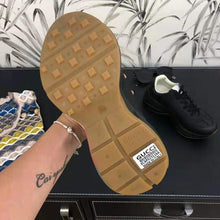Load image into Gallery viewer, Gucci Men Rhyton Web Print Leather Sneaker in 5.1 cm Height-Black