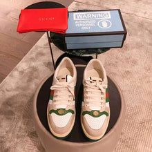 Load image into Gallery viewer, Gucci Men Screener Leather Sneaker 3.6cm Height-Green