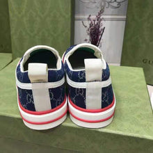 Load image into Gallery viewer, Gucci Unisex  Gucci Tennis 1977 Slip-On Sneaker Eco Washed Organic GG Jacquard Denim
