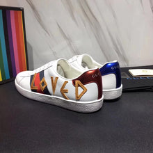 Load image into Gallery viewer, Gucci Unisex Ace Embroidered Leather Sneaker Shoes Style-White