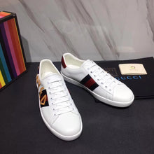 Load image into Gallery viewer, Gucci Unisex Ace Embroidered Leather Sneaker Shoes Style-White
