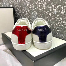 Load image into Gallery viewer, Gucci Unisex Ace Embroidered Sneaker with Iconic Gold Embroidered Bee-White