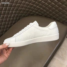 Load image into Gallery viewer, Gucci Unisex Ace GG Embossed Sneaker White GG Embossed Leather Rubber Sole