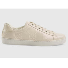 Load image into Gallery viewer, Gucci Unisex Ace GG Embossed Sneaker White GG Embossed Leather Rubber Sole