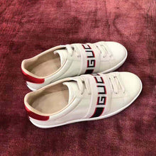 Load image into Gallery viewer, Gucci Unisex Ace Sneaker with Gucci Stripe in White Leather Rubber Sole