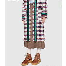 Load image into Gallery viewer, Gucci Unisex Ankle Boot with Interlocking G Cuir Leather Interlocking G Jacquard Stripe