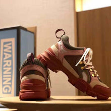 Load image into Gallery viewer, Gucci Unisex Flashtrek Sneaker in Brown and Pink Leather 5.6 cm Heel