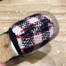 Load image into Gallery viewer, Gucci Unisex GG Check Tweed Loafer in Blue White and Red Check Tweed